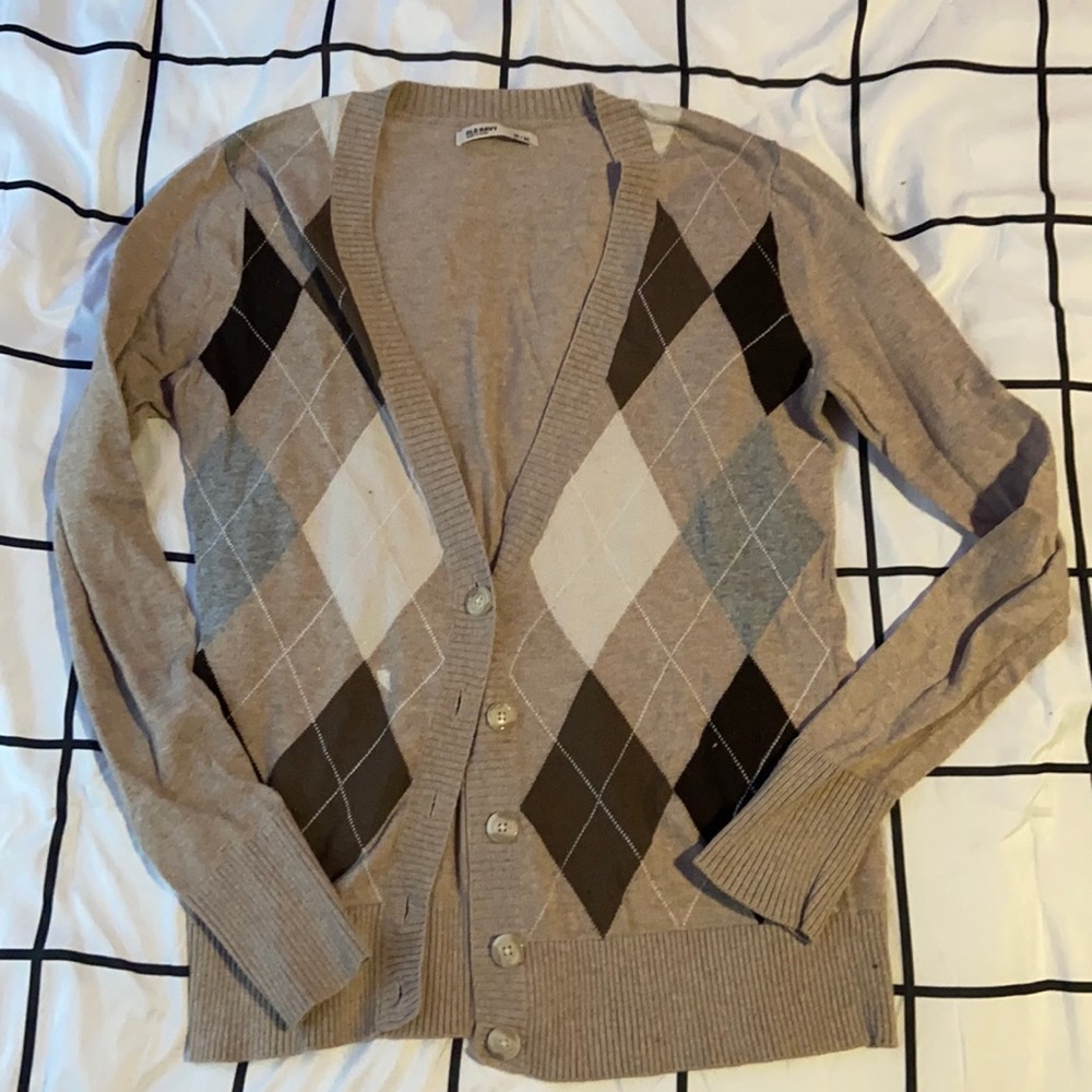 argyle sweater